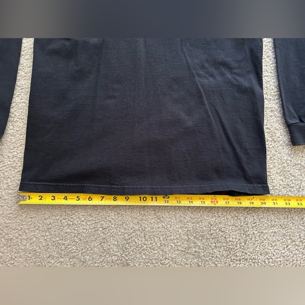 Quiksilver Black Long Sleeve T-Shirt with Logo - Picture 5 of 9